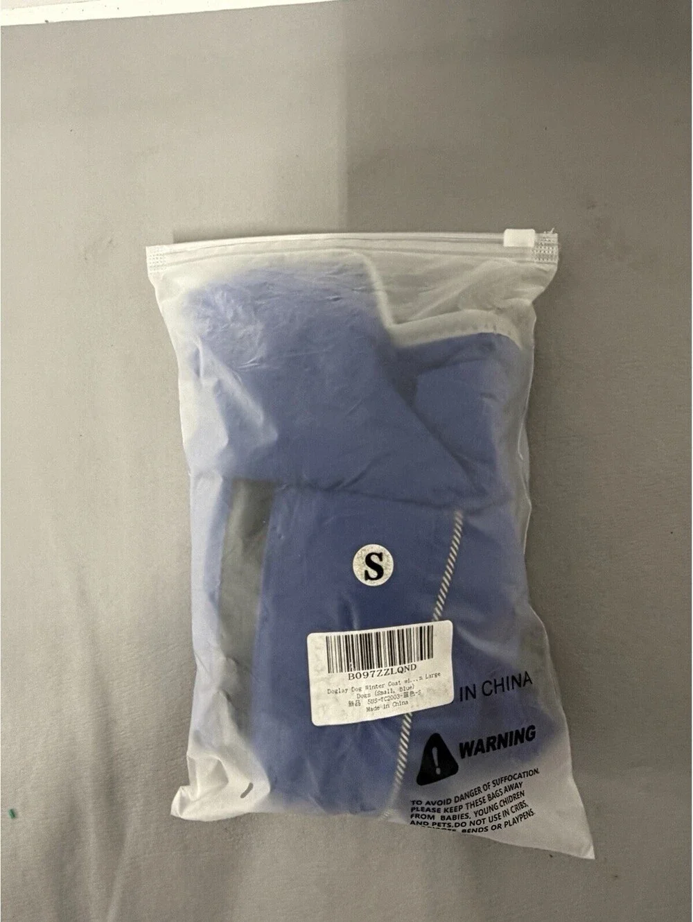 Dog Winter Jacket Vest For Small Dogs W/Zipper For Leash & Adjustable Straps NEW